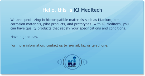 Hello, this is KJ Meditech